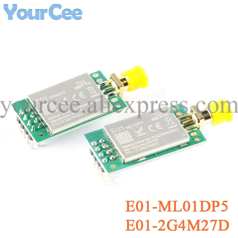 2pcs/1pc E01-2G4M27D E01-ML01DP5 E01-2G4M27SX nRF24L01P nRF24L01 PA LNA Long Range 2.4GHz SPI DIP IoT Wifi Wireless Module