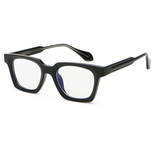Superhot Eyewear 71114 Fashion 2024 Square Thick Geek-Chic Reinforced Wire-Core Temples Blue Light Blocking Glasses