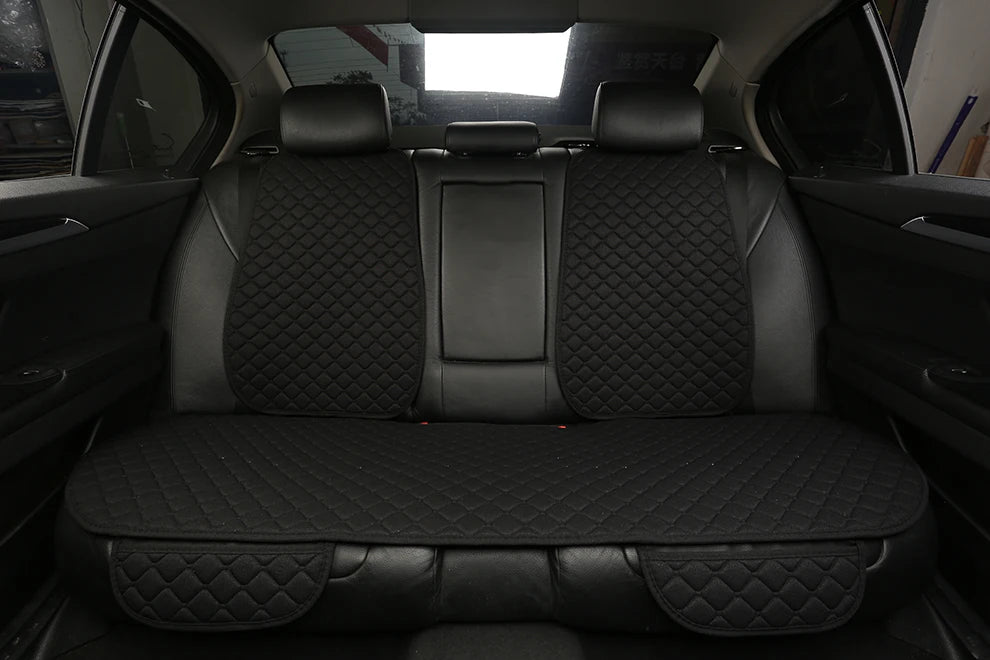 Linen Car Seat Cover Seat Universal Cushion for FORD Fiesta Fusion Mondeo Taurus Mustang Territory Kuga F-150 CAR Accessories