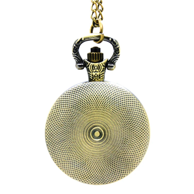 (2201) 12pcs/lot Vintage Pocket Quartz Watch Necklace pendant DIY timer alloy Hip hop punk 4cm promotion wholesale party gift