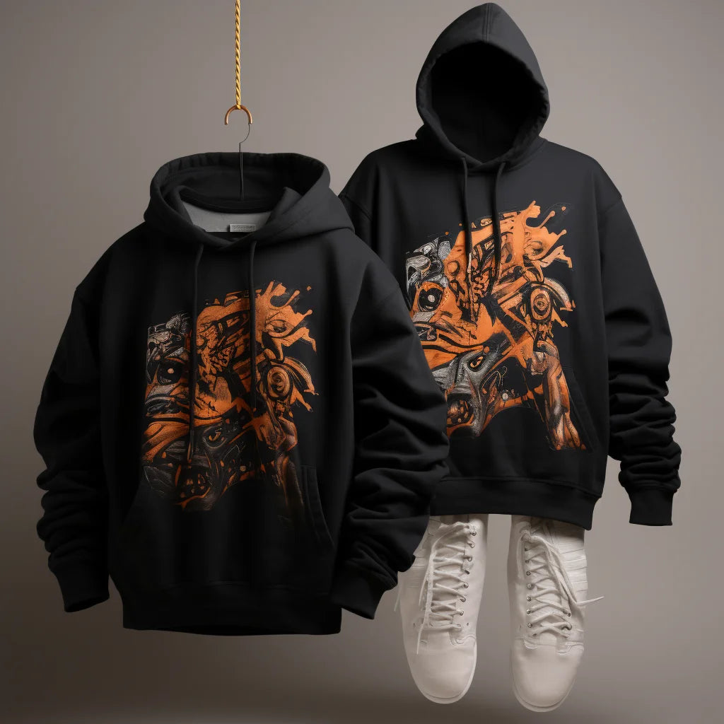 Custom Streetwear Blank Hoodie 350gsm Fleece Heavyweight Cotton Pullover Oversize No Strings s