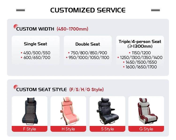 Multifunctional Flat Seat Bed for Caravans and RVs Leather Passenger Modified Car Seat Accessory for Campervans