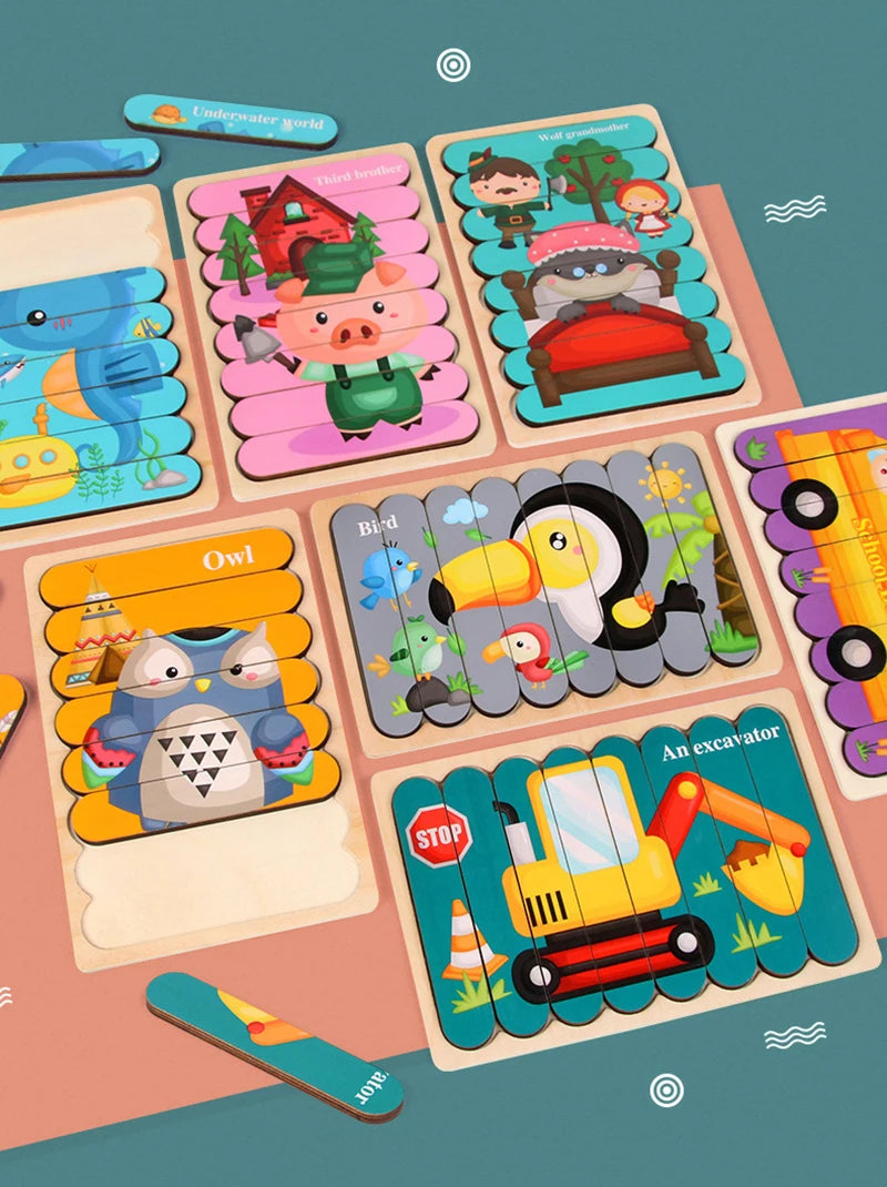 Baby Montessori Toys For Kids 2 to 4 Years Old Learning Educational Toys Children Magnetic Maze Busy Board Wooden Puzzle Game