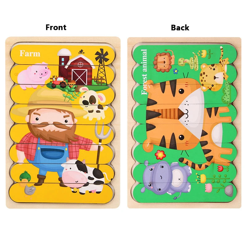 Baby Montessori Toys For Kids 2 to 4 Years Old Learning Educational Toys Children Magnetic Maze Busy Board Wooden Puzzle Game