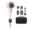 High-End Blue Color 110000RPM Brushless Motor Hair Dryer with 400 Million Negative Ions Hollow Design for Multi-Style for Hotels