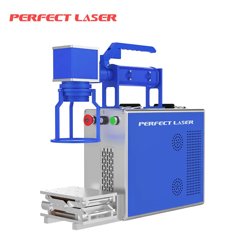 30W Handheld Portable Small Metal Stainless Steel Aluminum Copper Brass Silver Bulb Fiber Laser Marking Marker Machine Price