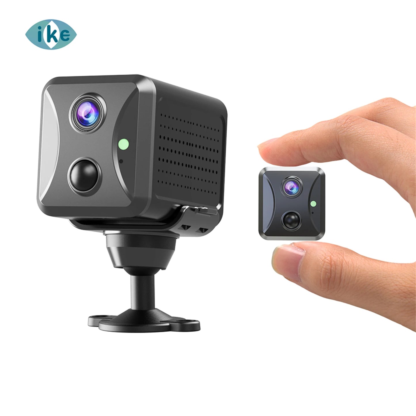 Ubox Indoor Battery Powered 4G SIM Card Mini Size Camera 2MP 2400mAh Security CCTV PIR Motion Alarm Video TF Card Network Camera