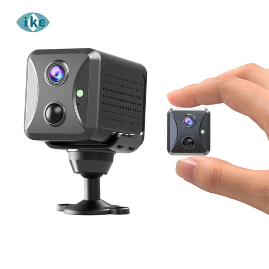 Ubox Indoor Battery Powered 4G SIM Card Mini Size Camera 2MP 2400mAh Security CCTV PIR Motion Alarm Video TF Card Network Camera