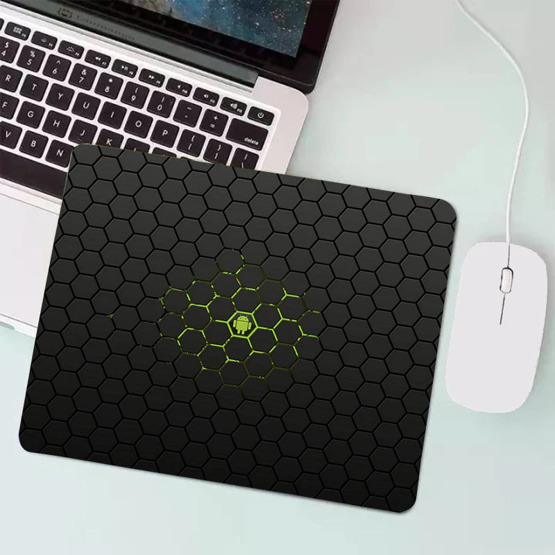 Anime Hexagonal Honeycomb Mouse Pad Gaming Accessories Gabinete PC Gamer Computer Keyboard Desk Mat Rubber Laptop Small Mousepad