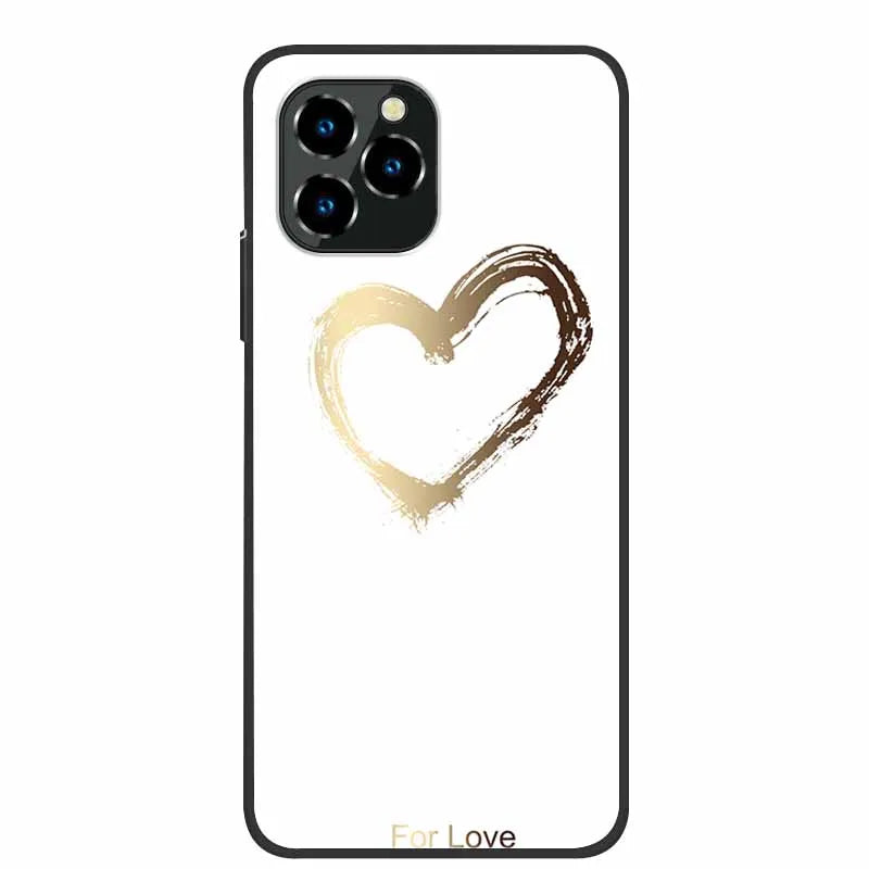 For Oukitel C21 Pro Case Luxury Silicone TPU Soft Cover Phone Case For C 21 pro coque Shockproof Protector Cartoon Capa Funda