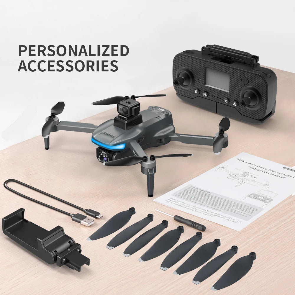 L105 Pro GPS-controlled Brushless 4K High-Definition Automatic Return-to-Home Folding Quadcopter Laser Obstacle Avoidance for