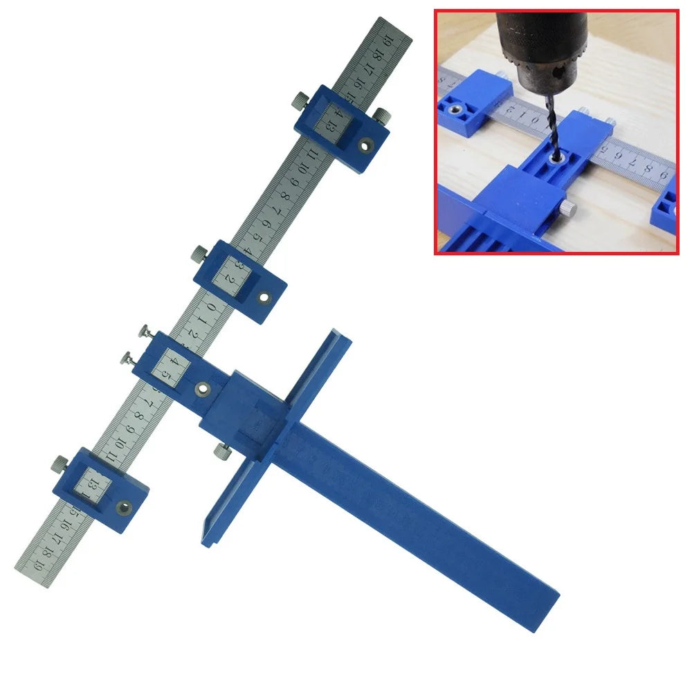 2025 Woodworking Tools Cabinet Hardware Jig Tool - Drill Template Guide for Door and Drawer Handle Installation Tools