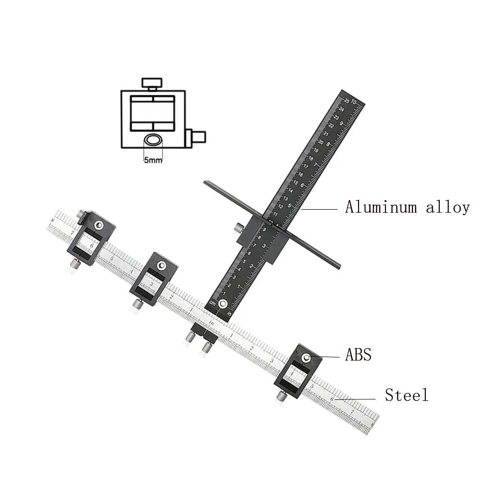 2025 Woodworking Tools Cabinet Hardware Jig Tool - Drill Template Guide for Door and Drawer Handle Installation Tools