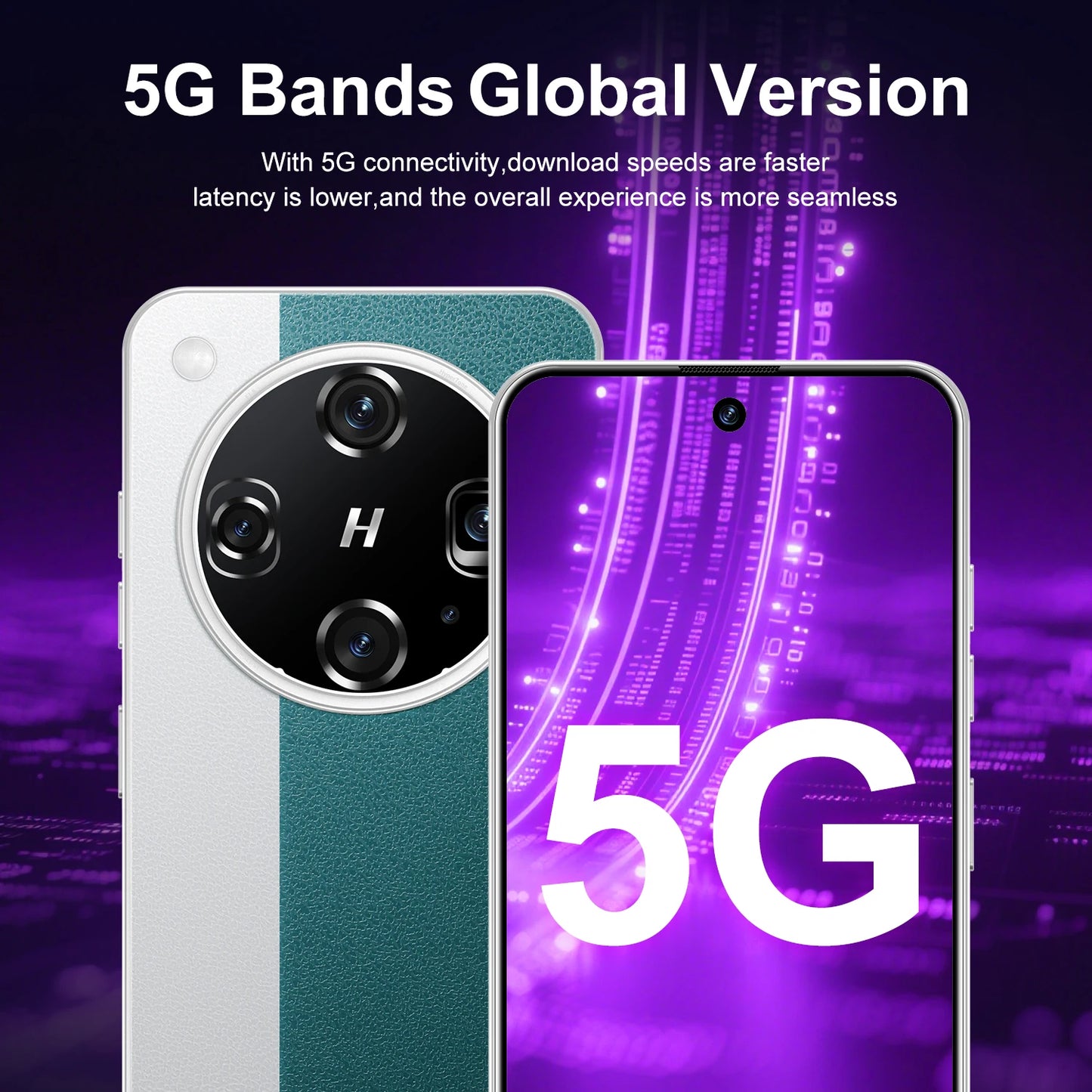 Global Version Find X8 Ultra 5G Smartphone Deca Core CPU 7.3 Inch 120Hz HD Original Unlocked Compatible with CDMA LTE Worldwide