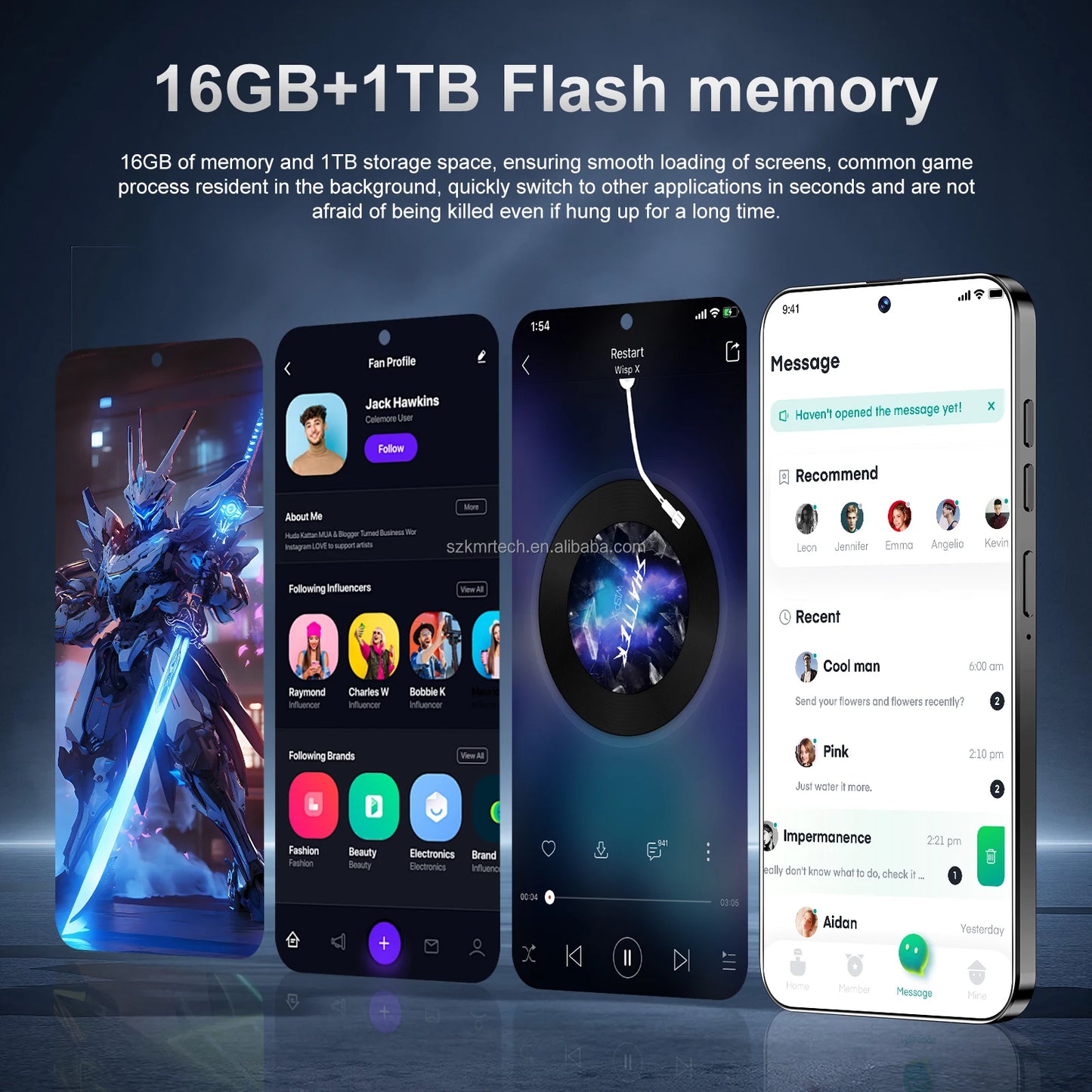 Techno Spark 30 Pro 5G Smartphone 108MP 8000mAh Android 14.0 Battery 16GB+1TB Storage Plus10-Core 5G Network Low Price Original