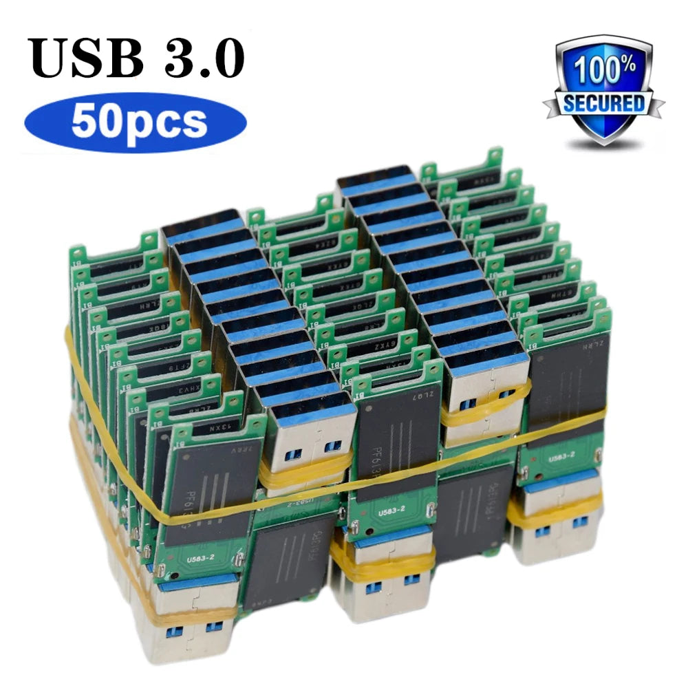 Wholesale Chip USB 3.0 Flash Memory 4GB 8GB 16GB 32GB 64GB 128G USB U Disk Semi-finished PCB Plate Pendrive Free Delivery