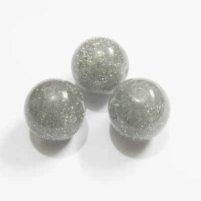 Wholesale 12mm 480pcs/bag ,16mm 200pcs/bag ,20mm  100pcs/bag Chunky Round Glitter Beads/DIY  Jewelry Finding/Hand Made Beads