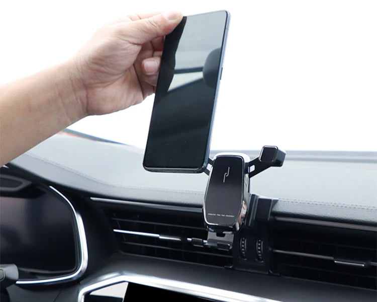 Car Phone Holder Air Vent Mount Clip Clamp Mobile Phone Holder for Audi A6 C8 Accessories 2019 2020 2021 2022