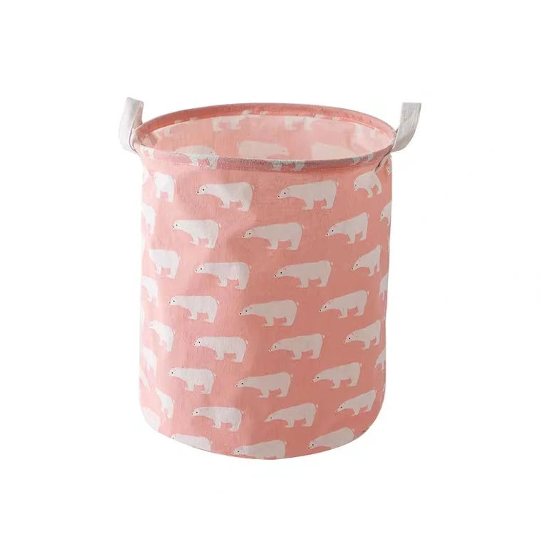 Factory Direct Sale Foldable Laundry Basket for Dirty Clothes Canvas Storage Laundry Baskets