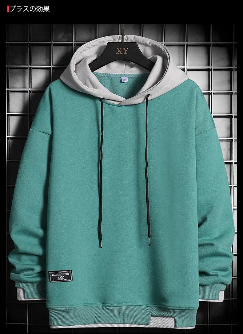 Men Hoodies Harajuku Hip Hop Sweatshirt Casual Oversized Hoodie Men Hooded Pullover Tops 2021 Mens Sportswear Hoodies Clothing