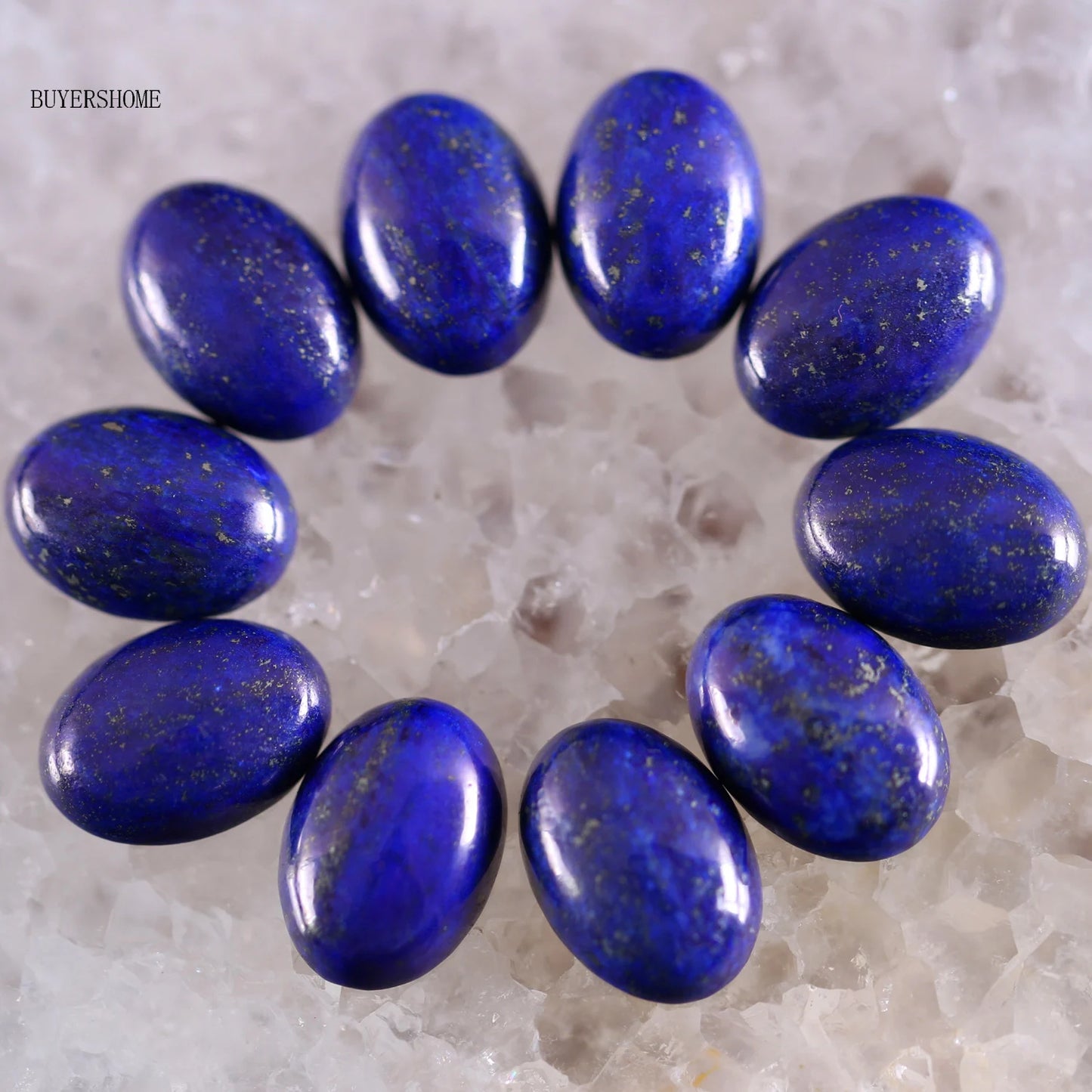 18x13MM Oval Natural Lapis Zoisite Crystal CAB Cabochon For Making Neckalce Pendant Earrings 10Pcs