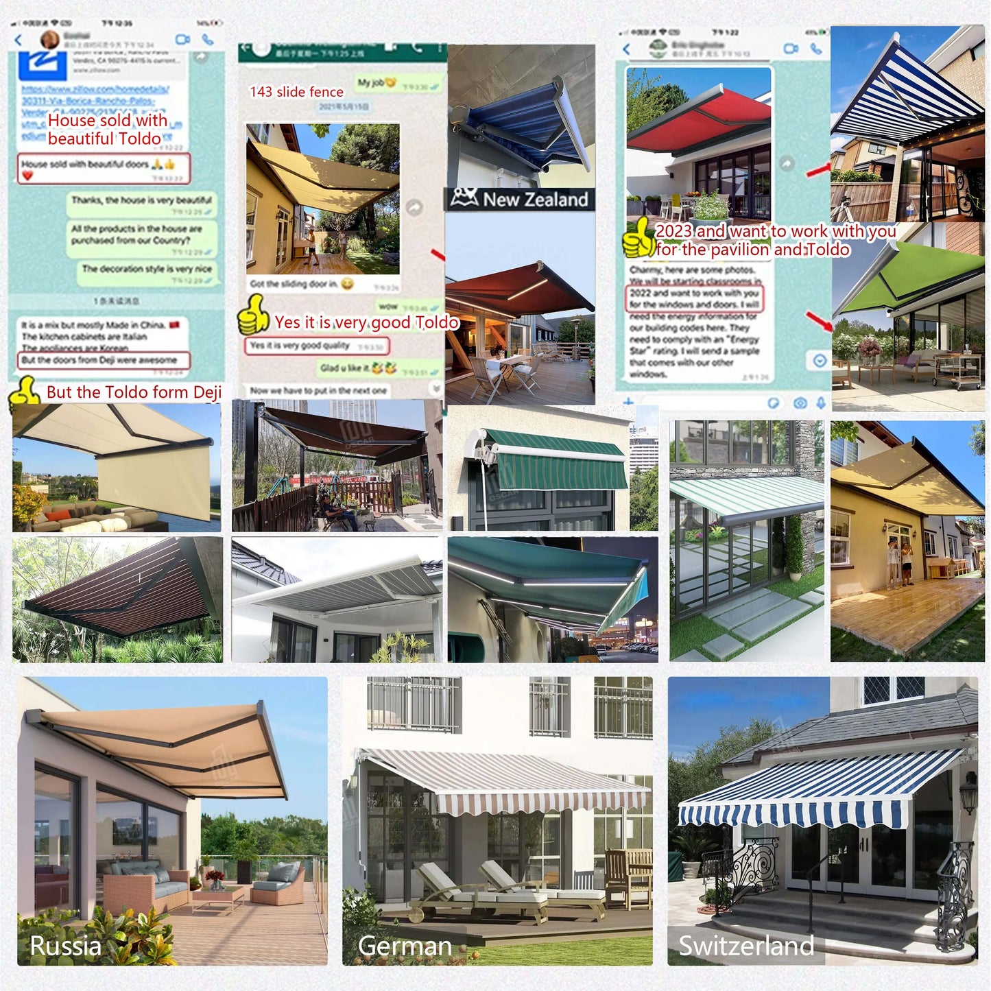 Retractable Shade Outdoor S Canopies Adjustable Foldable Patio Garden Yard Waterproof Uv Protection Awning