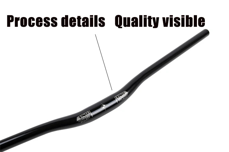 UNO Bicycle Ultra Light Color  Handlebars 31.8 Caliber Bright 740 / 780mm Mountain Bicyle Handle Horizontal Modification