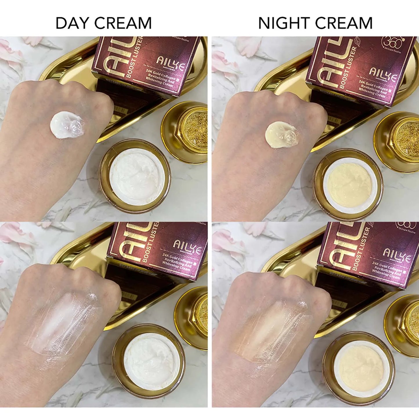 AILKE Whitening Skin Care Set, Reduce Wrinkles, Dark Spots, Even Skin Tone, Women Beauty Cosmetics for All Skin Types