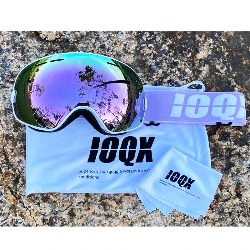 Snowmobile Ski Goggles Double Layers UV400 Anti fog Big Ski Glasses Skiing Snow Men Women Snowboard Goggles