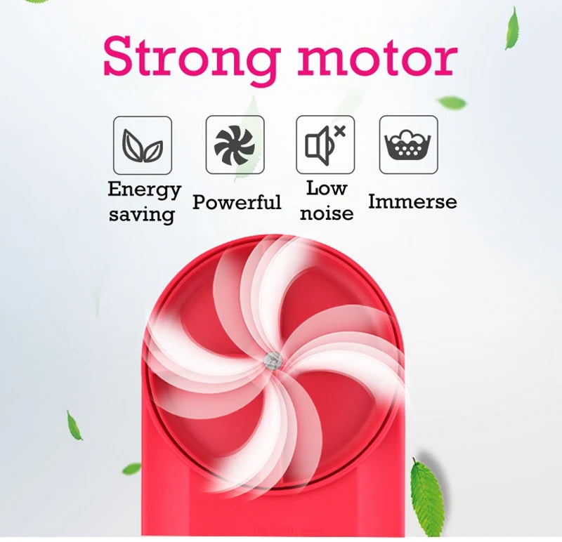 Mini Portable Washing Machine Microcomputer control Household Ultrasonic Cloth Washer Forward Reverse Bilateral Cleaning Device
