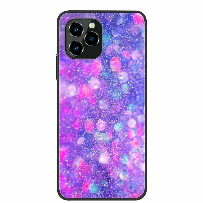 For Oukitel C21 Pro Case Luxury Silicone TPU Soft Cover Phone Case For C 21 pro coque Shockproof Protector Cartoon Capa Funda
