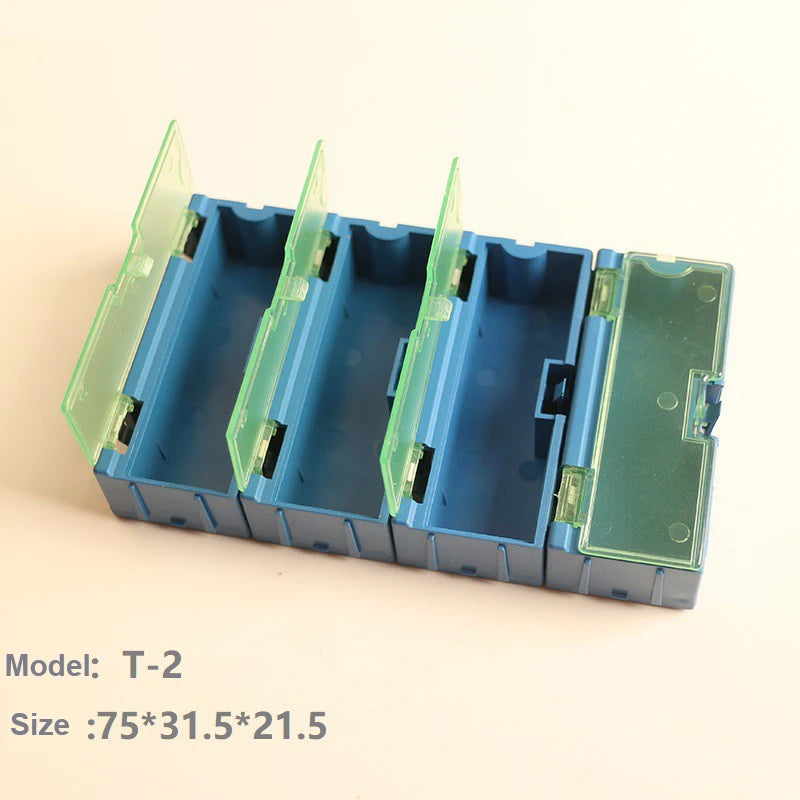20pc/Set SMT Parts Box Electronic Component Toolbox Screw Chip Resistor Storage Box Patch Container