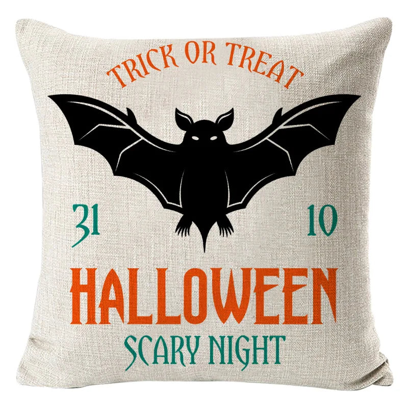 New Arrival Halloween Digital Print Cushion Cover Holiday Home Decoration Pillow Nordic Style Pillow Cover