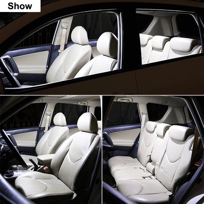 10Pcs Canbus LED Interior Light Bulb Kit For VW Volkswagen Golf 3 MK3 MKIII III 1991 1992 1993 1994 1995 1996 1997 1998 Car Lamp