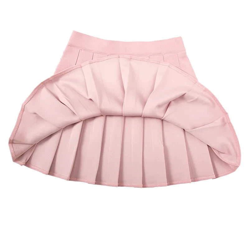 No Lining Elastic Waist Pleated Tennis Skirt Womens Athletic Golf Skort Sport Outfits Running Mini Skirts