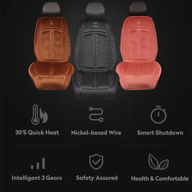 12V/24V Car Seat Heater 120CM Lengthen Heated Car Seat Cover  Warm Car Heating Mat Universal Winter Electric Heated Seat Cushion
