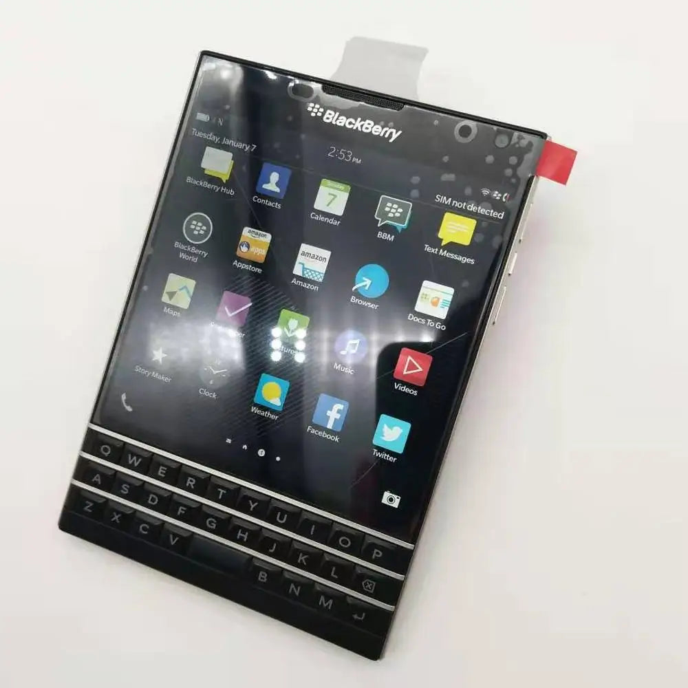 Blackberry Passport Q30 Q30-1 Q30-3 Refurbished-Quad Core LTE 3GB RAM 32GB ROM 13.0MP BlackBerry OS Cell Phone Good Condition