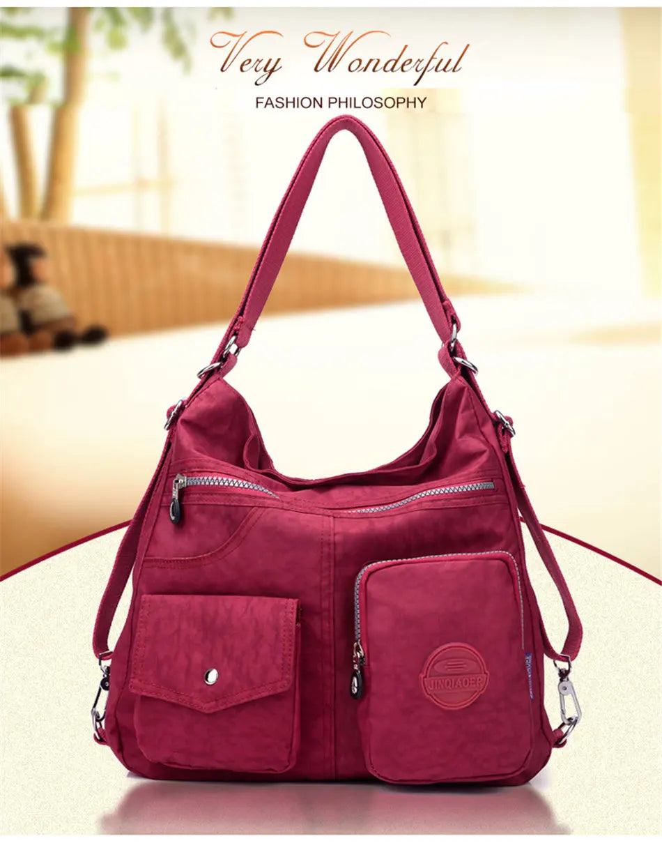 Luxury Handbags Women Bags Designer Waterproof Bylon Cloth Crossbody Bags for Women 2026 Large Capacity Lady Shoulder Bag Tote