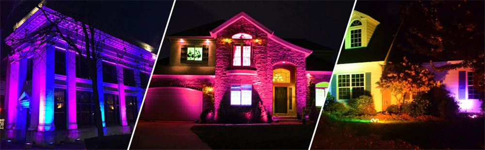 T-SUN 7LEDS Solar Spotlight IP65 Waterproof Solar Garden Light Solar Wall Light Solar Light With Fixed Color Solar Lamp Outdoor