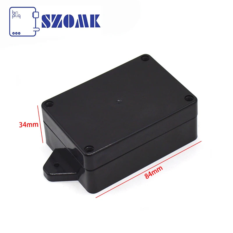 84*59*34mm Black Beige Junction Box Waterproof Shockproof Dustproof IP65 ABS Plastic Switch Box Electric Project Enclosure Fixed