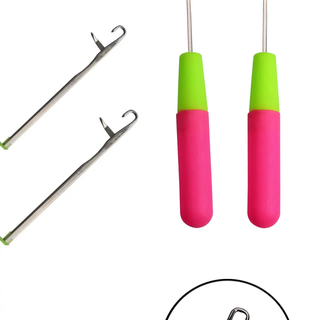 Jumbo Braiding Plastic Latch Crochet Hook Needle for Dreadlock Hair Weaving Extension Tool Knitt Making