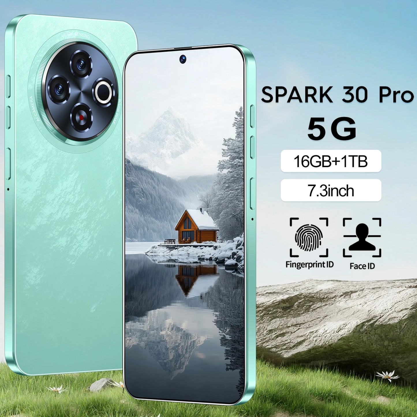 Techno Spark 30 Pro 5G Smartphone 108MP 8000mAh Android 14.0 Battery 16GB+1TB Storage Plus10-Core 5G Network Low Price Original