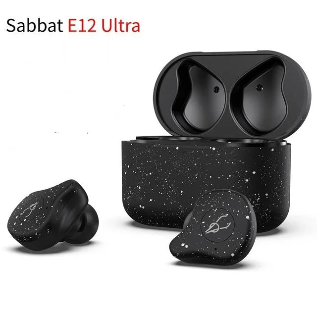 Sabbat E12 Ultra Bluetooth Earbuds 5.0 TWS Bluetooth Earphone Sports In-Ear Earbuds Waterproof Headset Wireless Charging pk G12