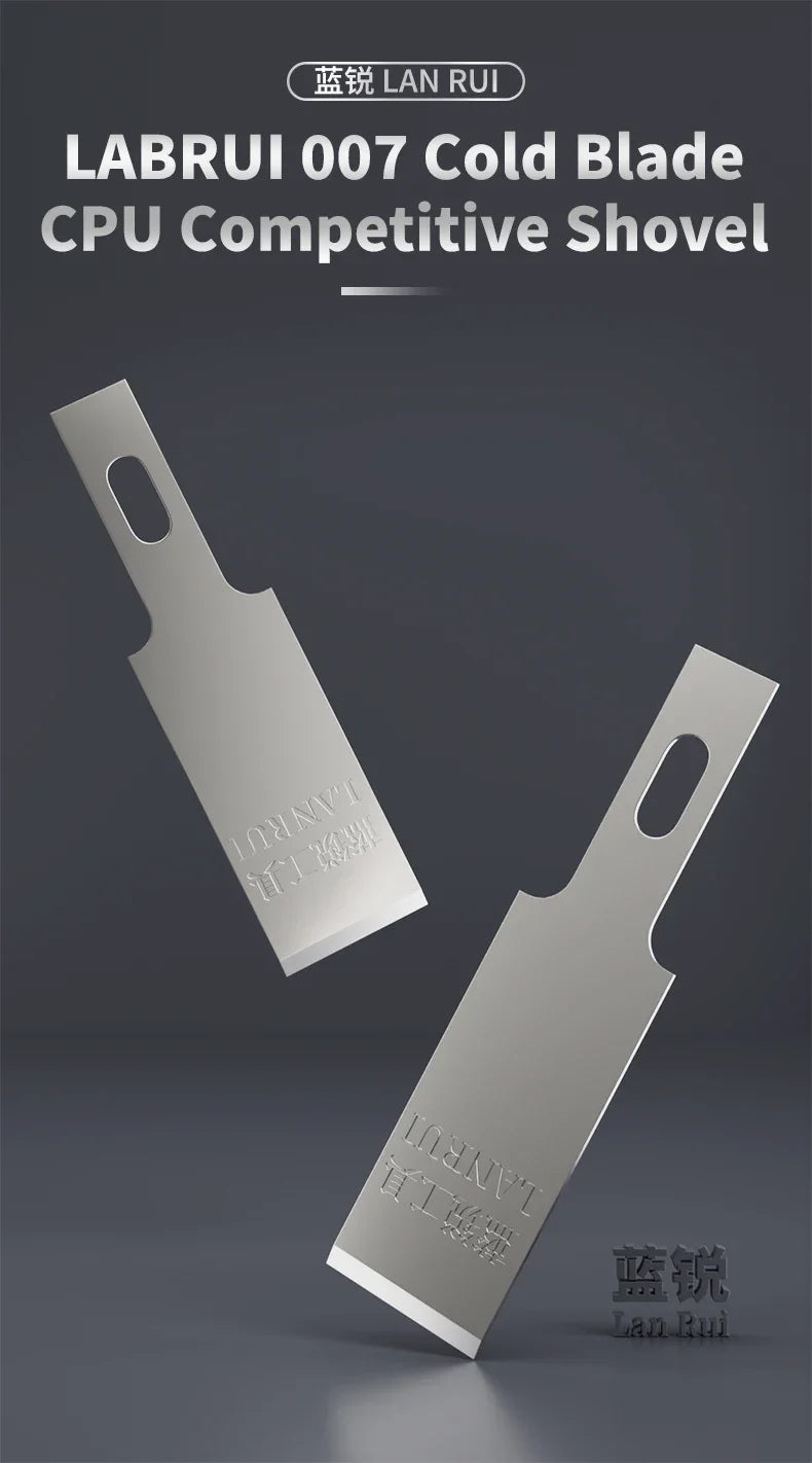 Lanrui 007 High Precision Steel Tools Cold Blade for Mobile Phone Disassembling BGA NAND Chips Lifting PCB IC Glue CPU Vinyl