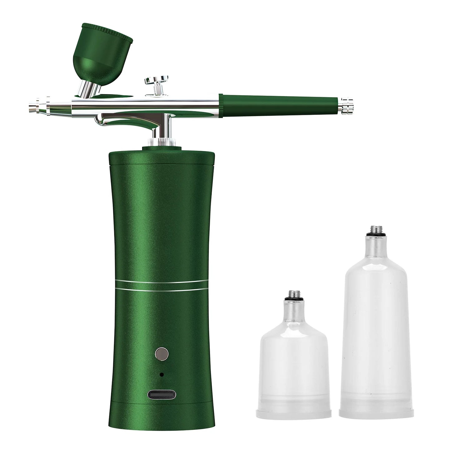 Airbrush Paint Machine Rechargeable Portable Cordless Gradient Nail Art Cake Crafts AirBrush with Compressor for Salon Makeup
