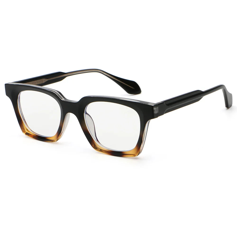 Superhot Eyewear 71114 Fashion 2024 Square Thick Geek-Chic Reinforced Wire-Core Temples Blue Light Blocking Glasses