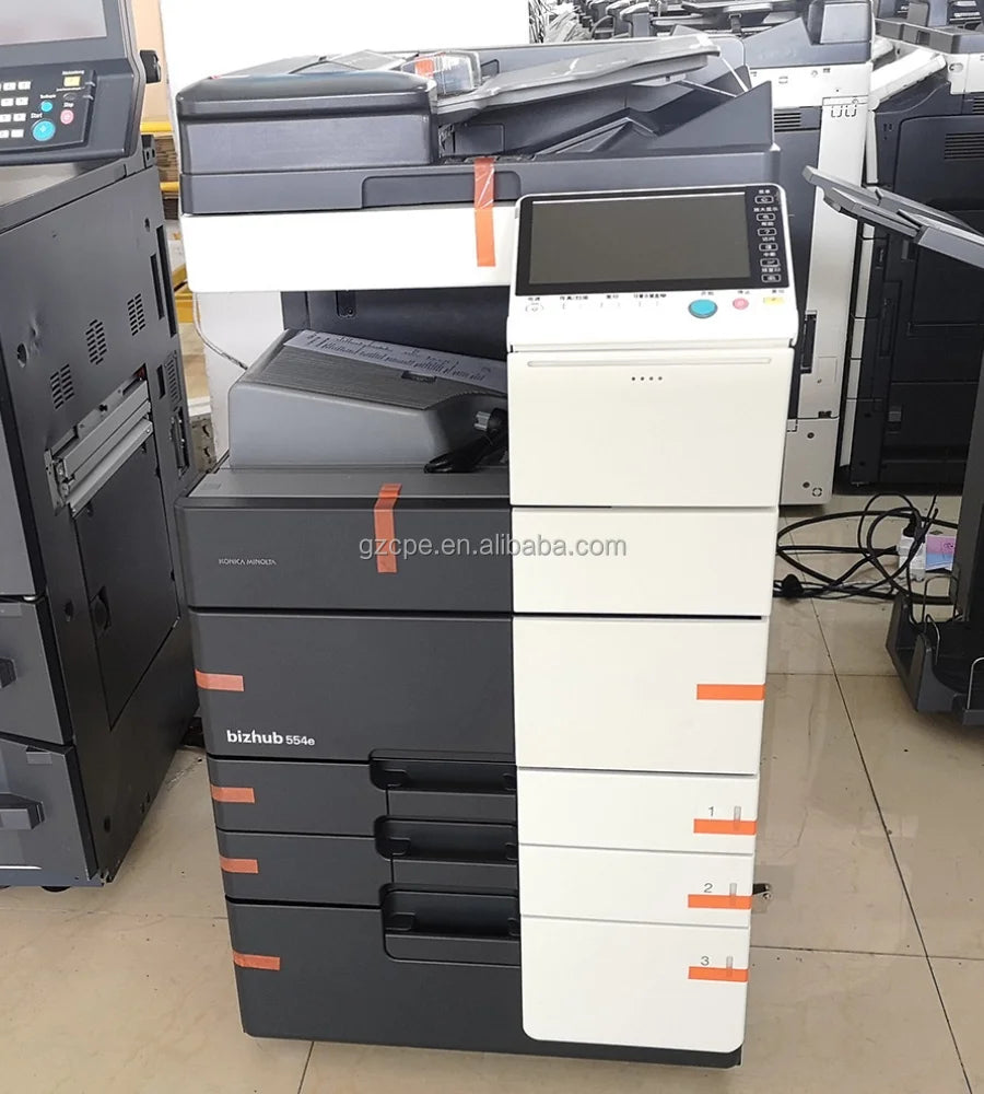 High Quality Used Konica Minolta Bizhub 554/554e Office Photocopier Printers Black & White A3 Max Print Area