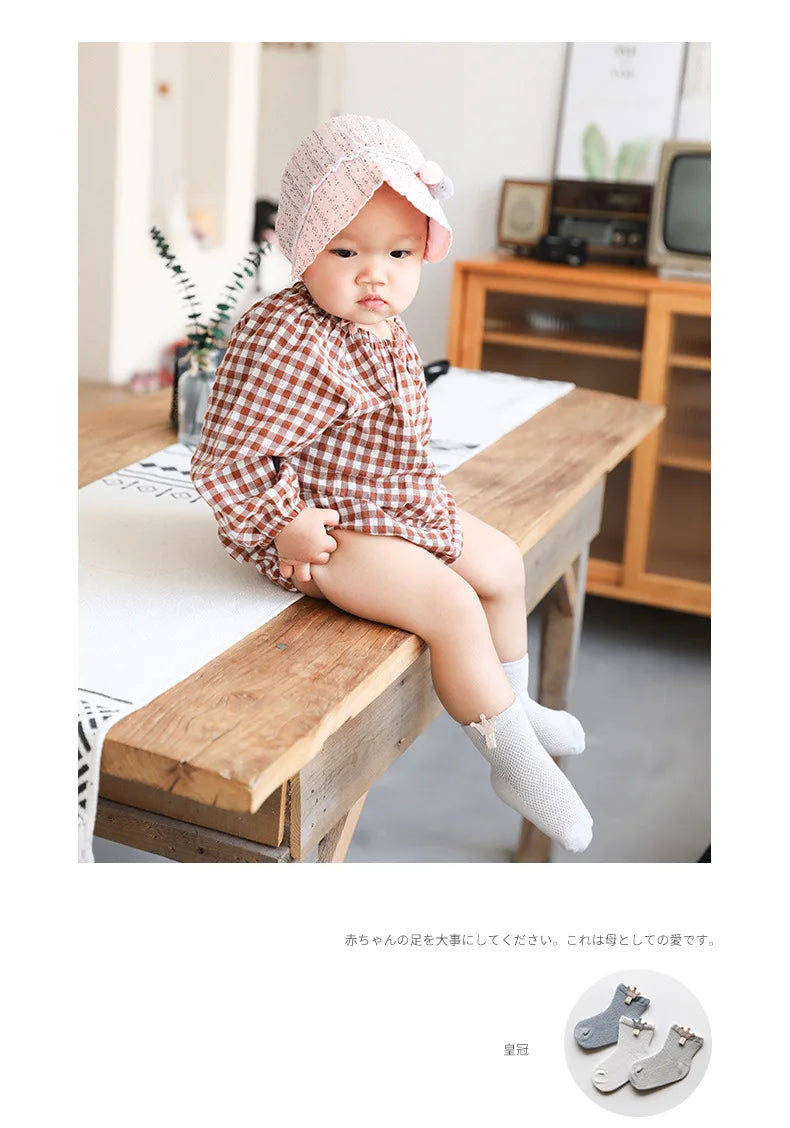 3 Pairs 0-5Y Baby Socks, Children's Socks, Thin Cotton, Breathable Mesh, Baby Socks, Boneless Baby Socks, Cute Accessories Socks
