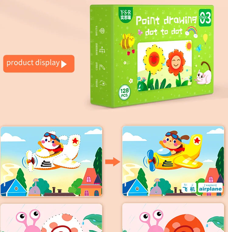 Tracing Trails Workbook for Kids Handwriting Activity Kit With Tracing Dry Erase Activity Boards and Crayon