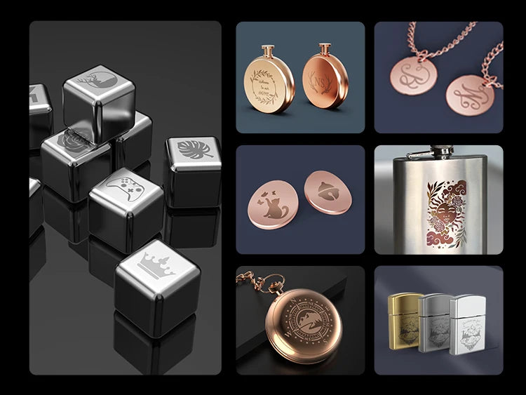 Fast Delivery GWEIKE G2 PRO DIY Mini Multi Function 6.5kg Portable 20W 30W Metal and Nometal Fiber Laser Marking Machine